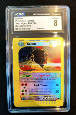 Pokemon Card - Crystal Golem Skyridge Reverse Holo CGC 8 - Image 1