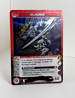 Bladez - 1st edition - Rare - Foil - Chaotic Card TCG - 75/90/45/25 - Image 1