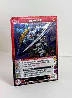 Bladez - 1st edition - Rare - Foil - Chaotic Card TCG - 75/90/45/25 - Image 2