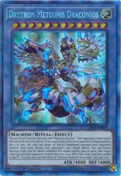 Yugioh! LP Drytron Meteonis Draconids - GEIM-EN029 - Collector's Rare - 1st Edit - Image 1
