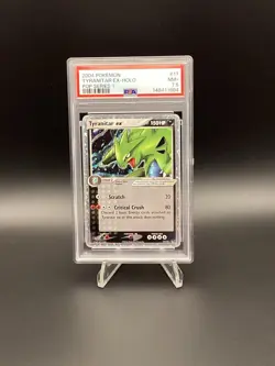Tyranitar EX Pop Series 1 Holo Card 17/17 PSA 7.5 POP 1 Near Mint + - Image 1