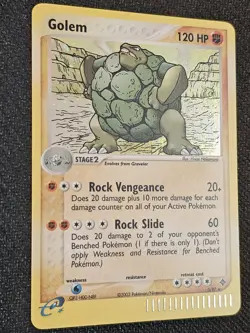 Pokemon TCG Ex Dragon Golem Holo Rare Card 5/97 NM - Image 1