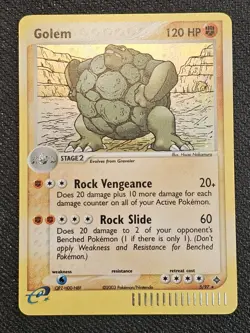 Pokemon TCG Ex Dragon Golem Holo Rare Card 5/97 NM - Image 2
