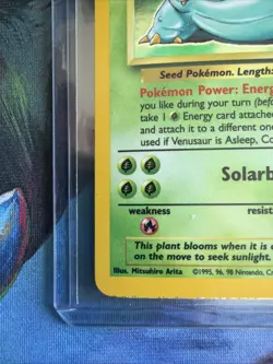 1999 Pokemon Base Set Venusaur Holo Card 15/102 - Image 5