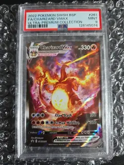 2022 Charizard VMAX - Sword & Shield Promo Cards Holo Pokemon TCG PSA 9 MINT - Image 1