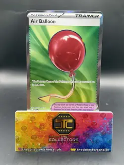 Pokemon TCG Air Balloon Full Art Ultra Rare Card 166/132 Mega Evolution - Image 1