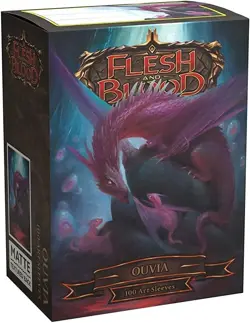 Dragon Shield TCG Card Sleeves 100ct Matte Art Flesh & Blood Ouvia - Image 1