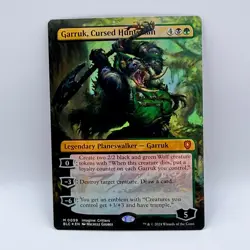 Garruk Cursed Huntsman 0099 Bloomburrow Imagine Critters Foil Borderless MTG - Image 2