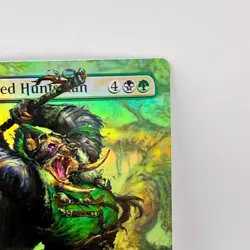 Garruk Cursed Huntsman 0099 Bloomburrow Imagine Critters Foil Borderless MTG - Image 3