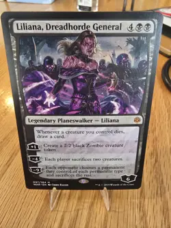Liliana, Dreadhorde General War of the Spark Mythic Planeswalker NM - Image 1