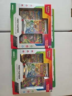 Pokemon TCG First Partner Illustration Collection (Series 1) X2 New & Sealed - Image 1
