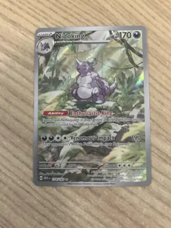 Nidoking 174/165 Sv: Scarlet & Violet 151 Holo Minty Copy Pokemon Card - Image 1