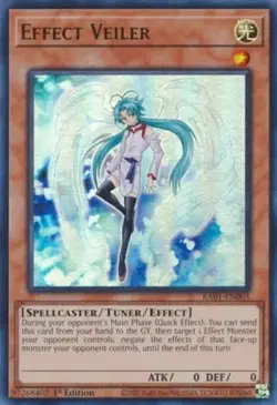 Yugioh! LP Effect Veiler - RA01-EN003 - Ultra Rare - 1st Edition Lightly Played, - Image 1