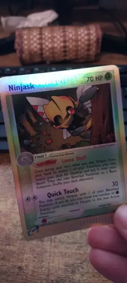 Ninjask Reverse Holo - Ex Dragon set (DR) 18/97 - E-Reader Pokemon TCG - Image 1