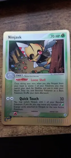 Ninjask Reverse Holo - Ex Dragon set (DR) 18/97 - E-Reader Pokemon TCG - Image 2