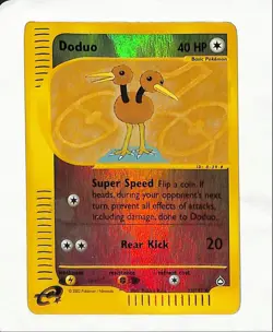 Pokemon Doduo 73/147 Aquapolis Reverse Holo - Image 1