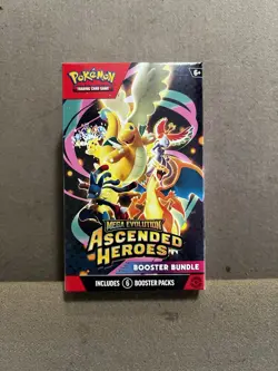 Pokemon Mega Evolution Ascended Heroes Booster Bundle 6 Packs English - Image 1