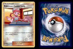 POKEMON CENTER LADY 64/68 UC HIDDEN FATES POKEMON TCG REVERSE HOLO NM - Image 3