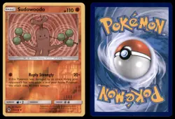 Sudowoodo 110/214 Uncommon Lost Thunder Pokemon TCG Reverse Holo NM - Image 3