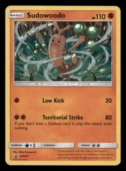 Sudowoodo - SM207 Holo Promo Sun & Moon Promo Pokemon TCG NM - Image 1