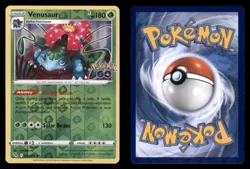 Venusaur 003/078 Holo Rare Pokemon GO Pokemon TCG Reverse Holo NM - Image 3
