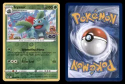 Ivysaur 002/078 Uncommon Pokemon GO Pokemon TCG Reverse Holo NM - Image 3
