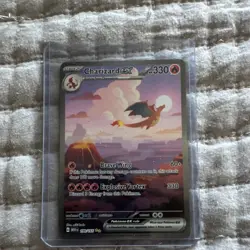 Pokemon Charizard ex 199/165 Scarlet & Violet 151 EX Special Illustration Rare - Image 1