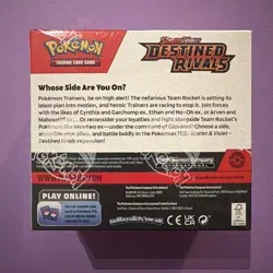 Pokemon TCG Destined Rivals Booster Box 36 Packs - Brand New & Sealed Small Rip - Image 4