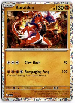 Koraidon 008/015 Holo Pokemon McDonald's Promos 2024 LP - Image 1