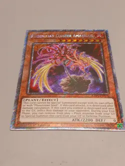 Yugioh! Phoenixian Cluster Amaryllis - RA04-EN136 - Platinum Secret Rare - nm - Image 1
