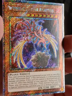 Yugioh! Phoenixian Cluster Amaryllis - RA04-EN136 - Platinum Secret Rare - nm - Image 4