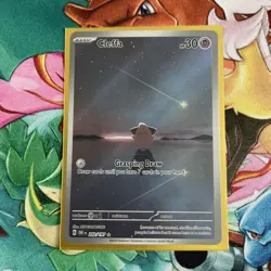 Pokemon Obsidian Flames Cleffa 202/197 Illustration Rare NM - Image 1