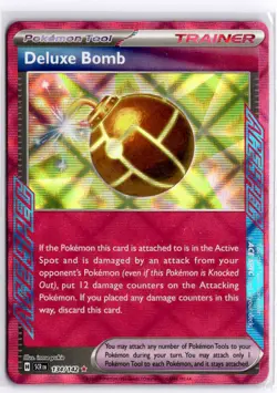 Deluxe Bomb 134/142 Holo Pokemon SV07: Stellar Crown NM - Image 1