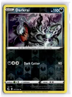 Darkrai - (Eevee Stamped) 167/264 Reverse Holo Pokemon Battle Academy 2022 NM - Image 1