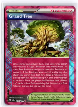 Grand Tree 136/142 Holo Pokemon SV07: Stellar Crown NM - Image 1