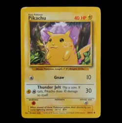 Pikachu 58/102 Base Set Unlimited 1999 Pokemon - Image 1
