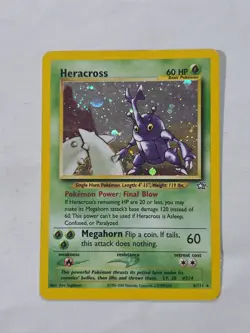 Pokemon Heracross 6/111 Neo Genesis Holo Rare Basic 60HP English Unlimited - Image 1