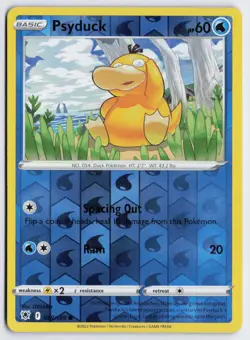 Psyduck 028/189 Reverse Holo Pokemon SWSH10: Astral Radiance NM - Image 1