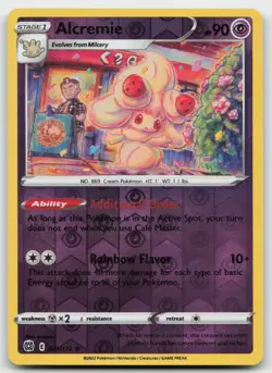 Alcremie 071/172 Reverse Holo Pokemon SWSH09: Brilliant Stars NM - Image 1