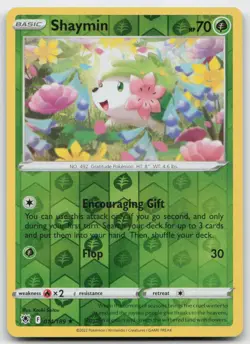 Shaymin 014/189 Reverse Holo Pokemon SWSH10: Astral Radiance NM - Image 1