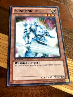 Shine Knight BP01-EN217 1st Edition Starfoil Rare LP + BONUS - Image 1