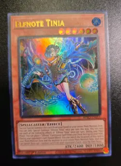 Yugioh Elfnote Tinia BPRO-EN011 Ultra Rare 1st Edition NM - Image 1