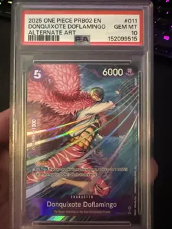Donquixote Doflamingo (Alt Art) PRB02-011 Premium Booster-The Best-Vol.2 PSA 10 - Image 1