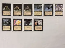 MTG Black Control Deck 60 Cards Ready to Play Drain Life Dark Ritual - Image 3