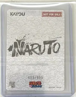 Naruto Kayou Serialized Promo Card Naruto Uzumaki /999 - Image 4