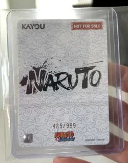 Naruto Kayou Serialized Promo Card Naruto Uzumaki /999 - Image 5
