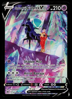 Pokemon Card - Shadow Rider Calyrex V Astral Radiance TG17/TG30 Holo - Image 1