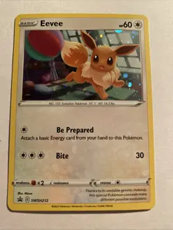 Eevee SWSH212 SWSH: Sword & Shield Promo Cards Holo - Image 1