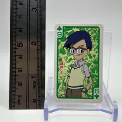 Joe Kido Digimon Adventure TV Magazine Trump Playing Card Spade 9 TCG Japan - Image 2