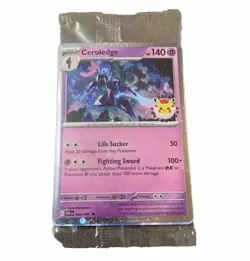 Ceruledge Pokemon Day 2024 STAMPED Promo Card Pikachu Stamped - Image 1